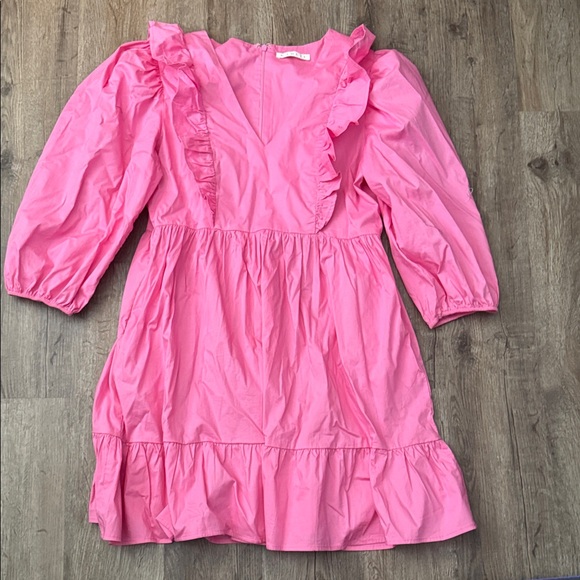 Karlie Dresses & Skirts - Karlie Pink Ruffle Dress